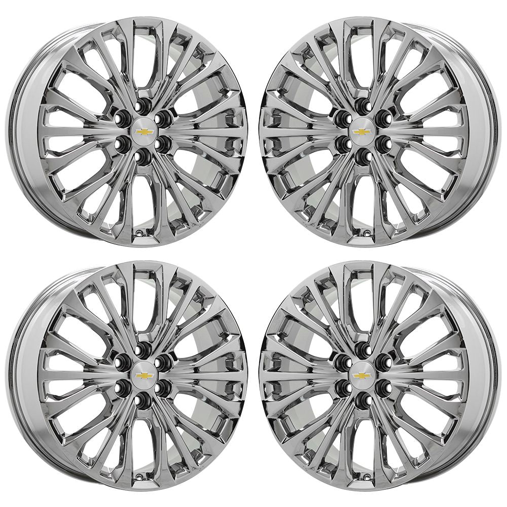 20" Chevrolet Blazer Traverse Acadia Bright Chrome wheels Factory OEM set 5936